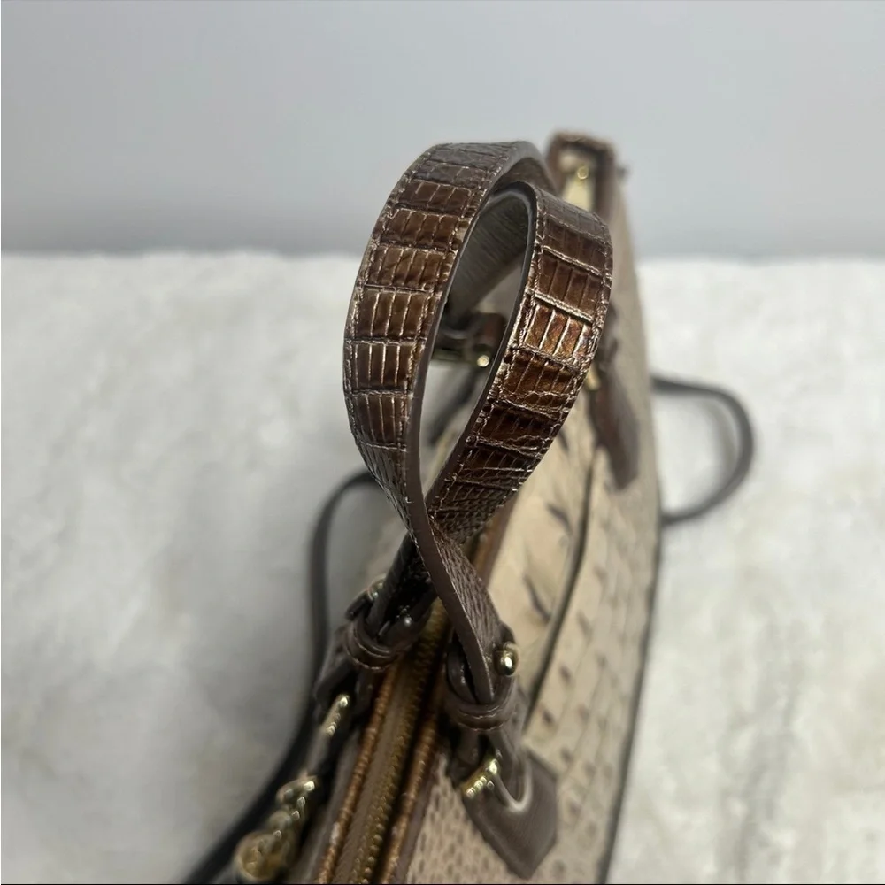 Brahmin Mini Asher Riesling Tri-Color Leather Tote - Picture 10 of 12